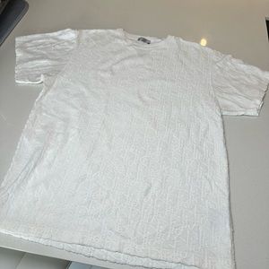 DIOR LOGO ALLOVER RELAXED-FIT T-SHIRT